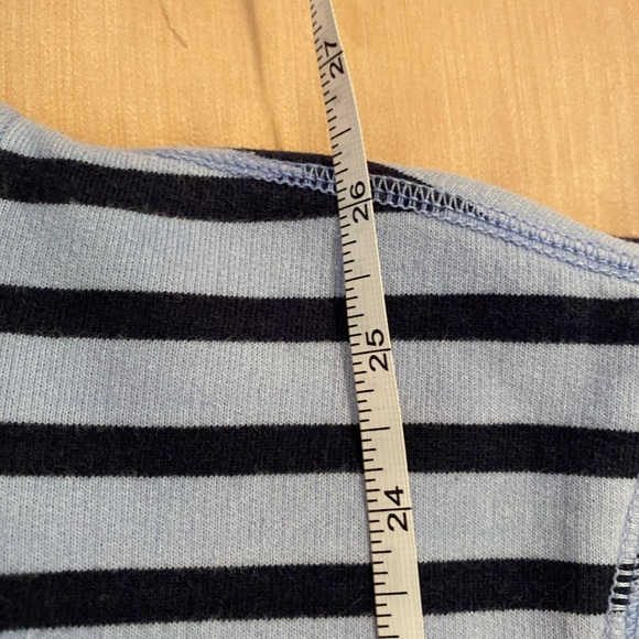 American Eagle Outfitters Navy and White Striped Hoodie - Picture 5 of 10
